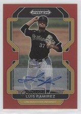 2022 Panini Prizm Draft Picks Red 23/50 Luis Ramirez #PDP199 Auto 0h29