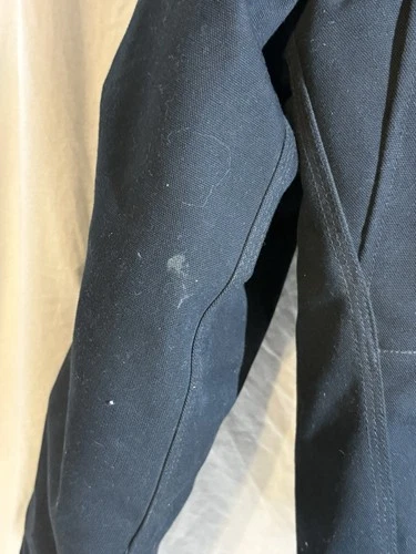 Carhartt Arctic Corduroy Collar Jacket Black Vintage1990s J02 BLK Large/XL image 6