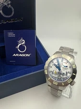 Aragon A435SLV Regeneron Miyota 9100 Automatic 44mm - Power Reserve