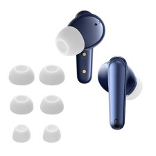 kwmobile 6X Replacement Ear Tips Compatible with Anker Soundcore White