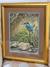 Three Original Water Colour and Gouache Signed Paintings by Douglas Glover BIRDS