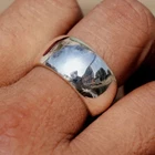 Solid 925 Sterling Silver Statement Ring Band Ring Handmade Ring All Size