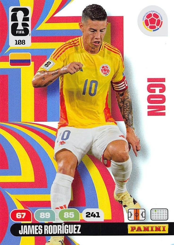 2018 Panini Adrenalyn XL Fifa World Cup - James Rodriguez #61 for