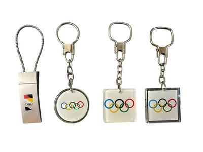 Schlüsselanhänger Olympia NOK key chain Team D Olympische Ringe Olympics Logo