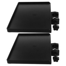 2pcs Mic Stand Tray: Clamp-On Microphone Stand Tray For Sound Card And