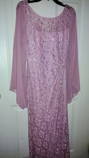 Mauve Mother Of The Bride or Groom Gown Size 6 Connected Apparel NEW