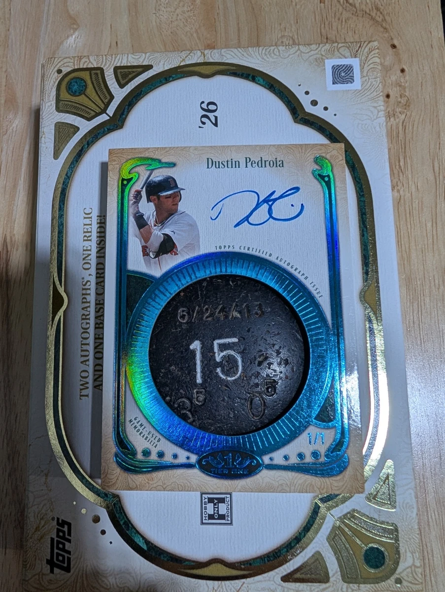 Topps Dustin Pedroia Baseball Original Autographed Sports Trading