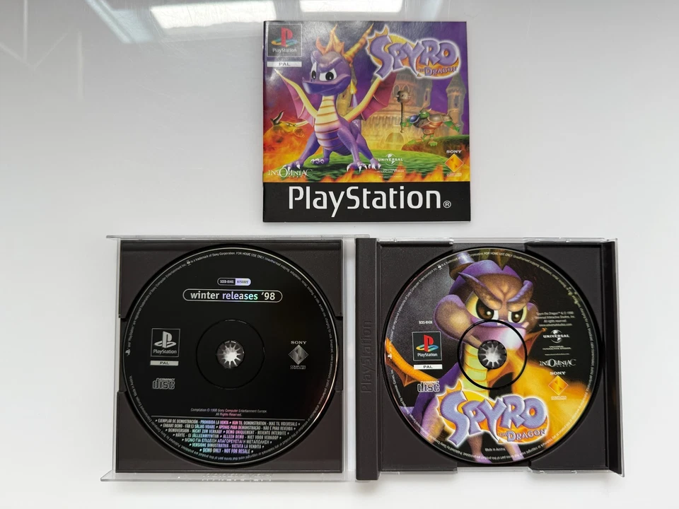 Spyro the Dragon PS1 - UK PAL VGC CIB with Demo - High Quality Packing - Tracked - Image 4 of 4
