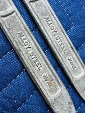 Vintage Pair STM 240mm Tire Change Tool Levers Made in Japan. Alloy Steel