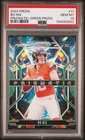 2024 Panini Prizm - Prizmatic Bo Nix #11 Green Prizm (RC)