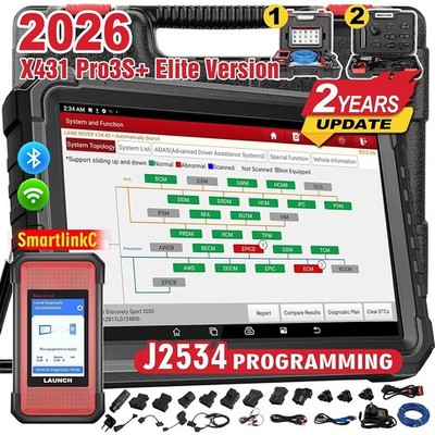 LAUNCH X431 PRO3 V+ Elite PRO 5 Profi KFZ OBD2 Diagnosegerät ECU Coding TPMS