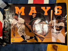 1993 Upper Deck Willie Mays Giants baseball poster