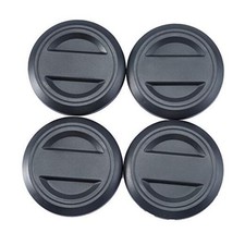 4pcs Hub Wheel Center Caps Compatible with Polaris RZR, Black Tire Wheel