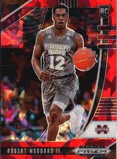 2020 Panini Prizm Draft Picks Collegiate #23 Robert Woodard II Red Ice