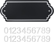 House Numbers for Outside Address Plaque Mailbox Sign