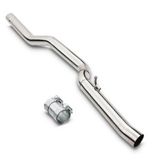 GEBÜRSTETER MITTELSCHALLDÄMPFER-ENTFERNUNG FÜR AUDI TT I 8N 1.8T 225PS 1998-2006