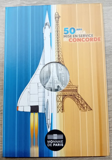 10 euro Silber Frankreich 2026 : 50 Jahre Concorde
