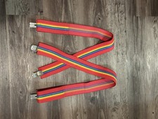 Vintage Rainbow Suspenders