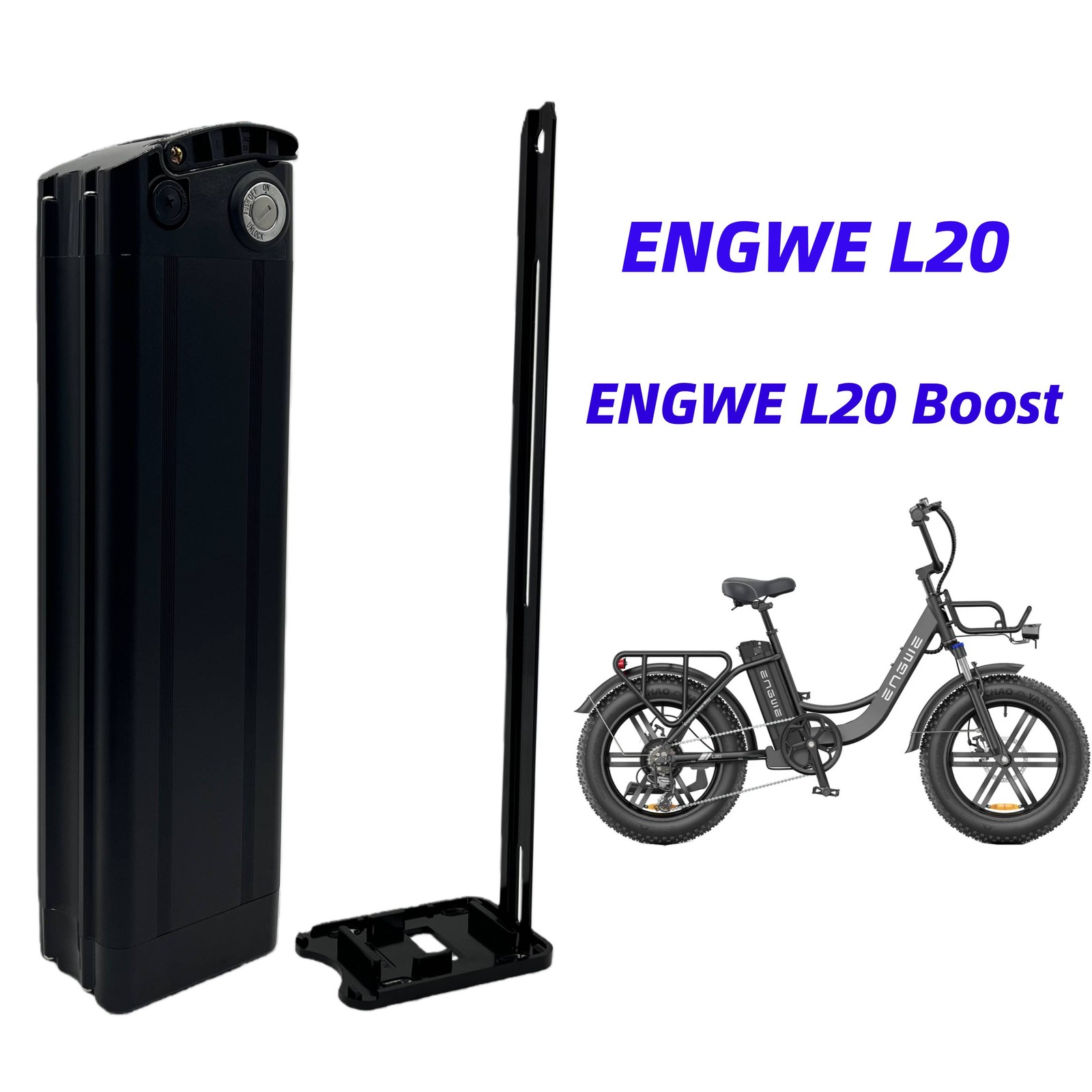 ENGWE batteria 48V 20Ah pesce argento 250W-750W per e-bike batteria litio