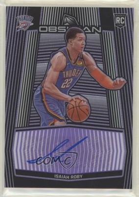 2019 Panini Obsidian Rookie Electric Etch Purple 17/75 Isaiah Roby Auto RC 5xx