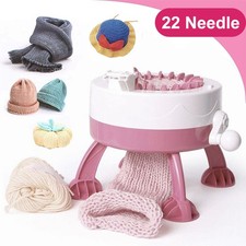 Knitting Machine,Needles Smart Weaving Loom Round Spinning Crochet Knitting Mac.