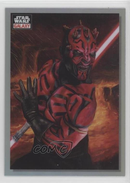 2023 Topps Chrome Star Wars Galaxy Refractor Darth Maul Maul's Rage #56 13a8