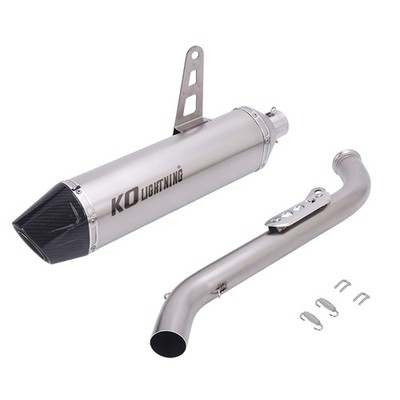 For Zontes 703F 703F Adventure 2024-2026 Exhaust Muffler Mid LinkPipe Slip On