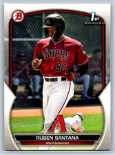 2023 Bowman Ruben Santana 1st Bowman Rookie Arizona Diamondbacks RC #BP-42