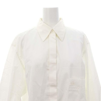hermes nylon dress shirt white 40