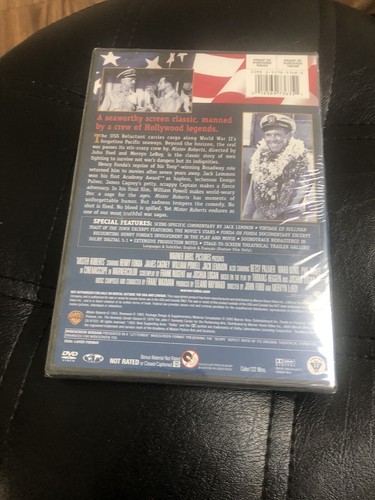 Mister Roberts (DVD, 1955) NEW, factory sealed. Henry Fonda, Jack Lemmon, Cagney - Foto 2 di 2