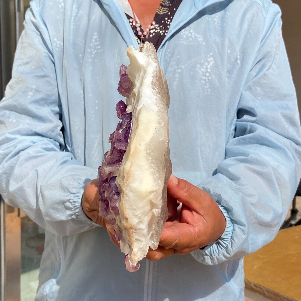 9.43LB Rare Natural Purple Cube Fluorite Mineral Crystal Specimen Healing/China eBay