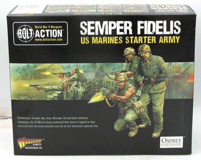 Bolt Action WGB-START-10 Semper Fidelis (US Marines Starter Army) WWII USMC