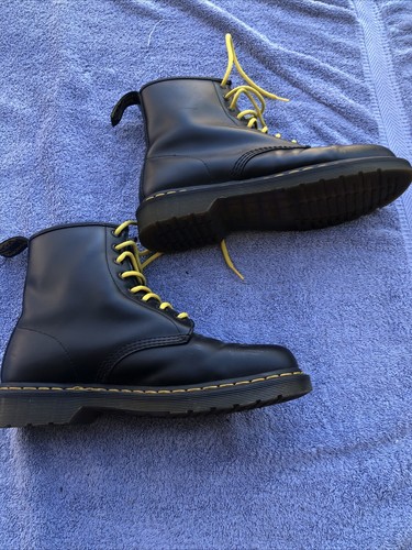 Doc Marten's 1460 Men's Leather Lace Up Boots Black Size 10. 43EU. 🏆 - Picture 4 of 6