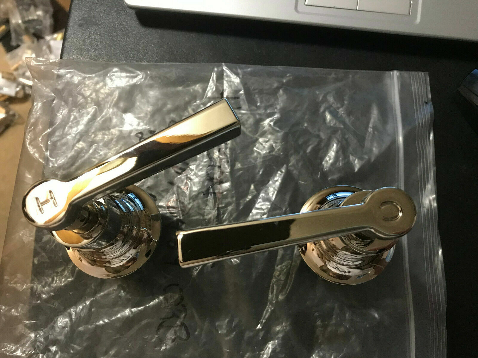 LEFROY BROOKS (H&C) Handles W/Cartridge, Washers & Flange Fits ML 1195