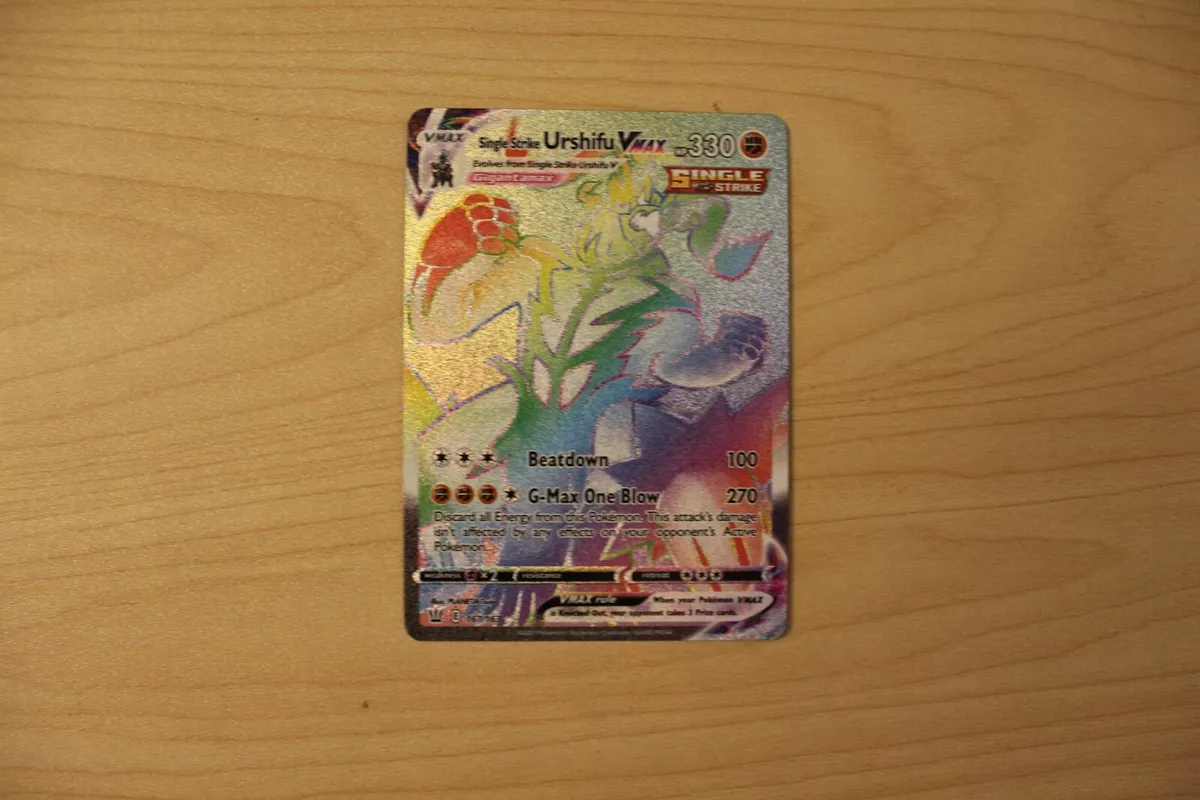 TIREI A CARTA VMAX RAINBOW URSHIFU RARA