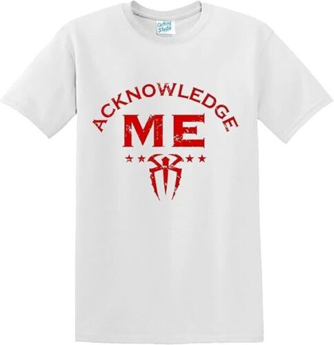 Acknowledge Me Roman Rings T-Shirt - Funny Wrestling Fan Tee, Soft Cotton Unisex - Picture 6 of 30
