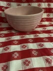 Vintage 1940s Pink McCoy Beehive bowl