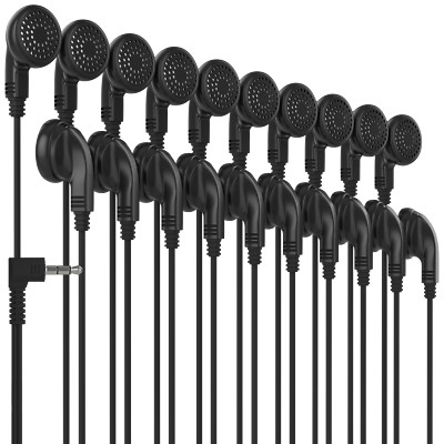 Wholesale Bulk School Classroom Earbuds Earphone Headphones Individually Wrapped