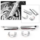 <!--F#f_0-->Chrome Lower Fork Leg Deflectors for Harley Heritage Softail Classic FLSTC FLSTN<!--F/-->