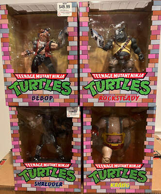TMNT Teenage Mutant Ninja Turtles PCS - Krang, Shredder, Bebop, Rocksteady 