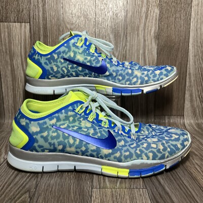 Nike Cheetah Print Womens Free TR Connect 2 638680-400 Running Sneakers Sz 9