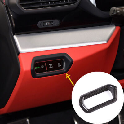 Real Carbon Fiber Headlight Switch Trim Fit for Lamborghini URUS 2018-2021