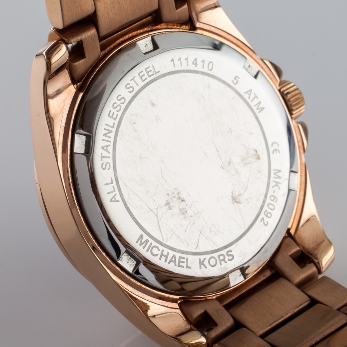 Michael Kors MK6092 Women\'s Gold Stainless Steel A Michael Kors Rose Gold Plated Quartz Chronograph Watch MK  main image 3