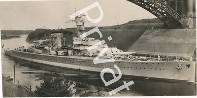 Foto WK2 Kriegsmarine Panzerschiff »Deutschland« Schwerer Kreuzer »Lützowl M1.33