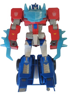 Bumblebee Cyberverse Dinobots Unite Roll N  Change Optimus Prime Loose