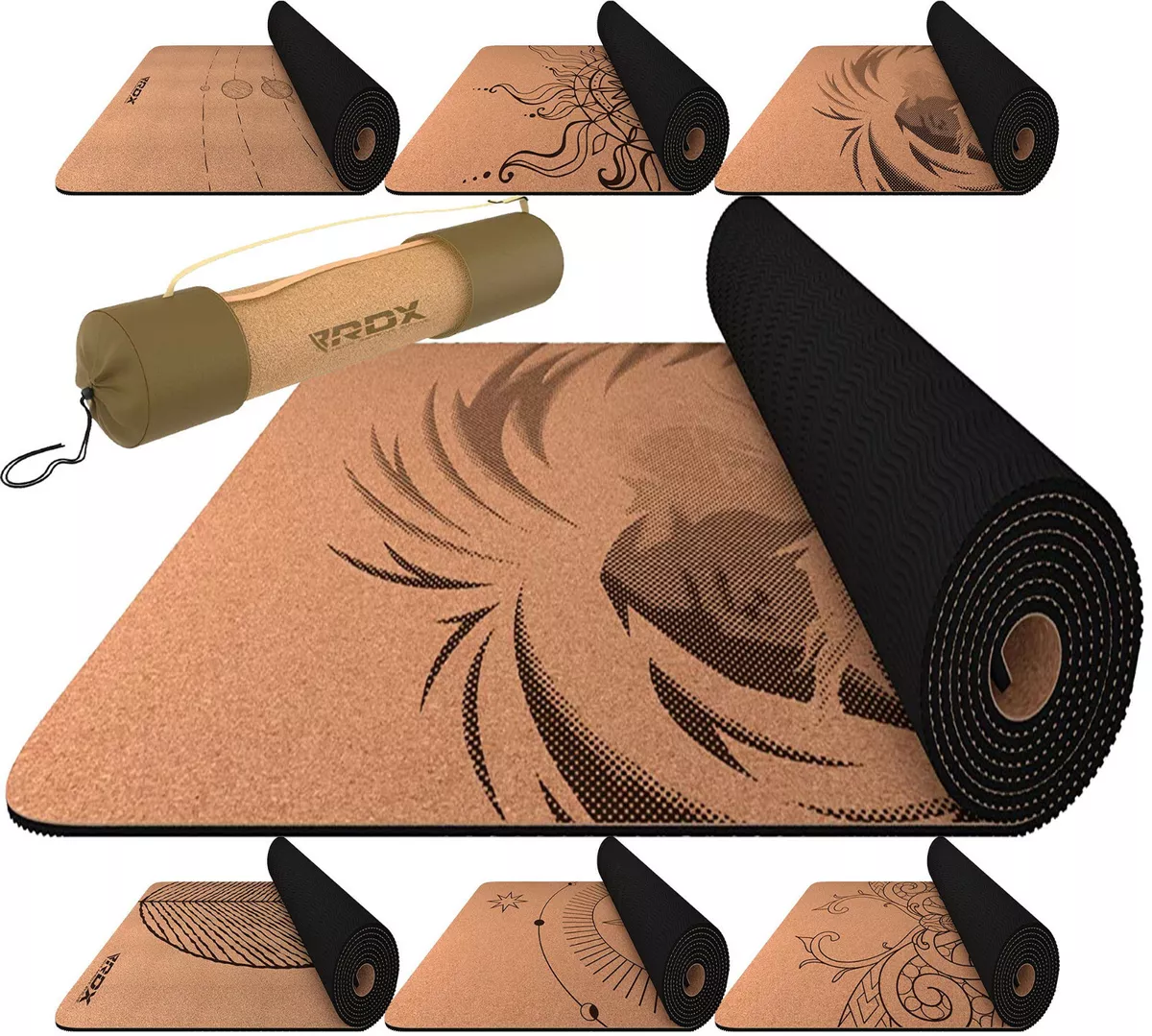 Yoga Mat Thick by RDX Fitness Mat Exercise Mat Workout Mat
