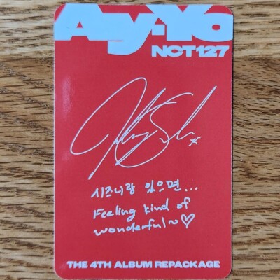Johnny Official Photocard NCT 127 The 4th Album Repackage Ay