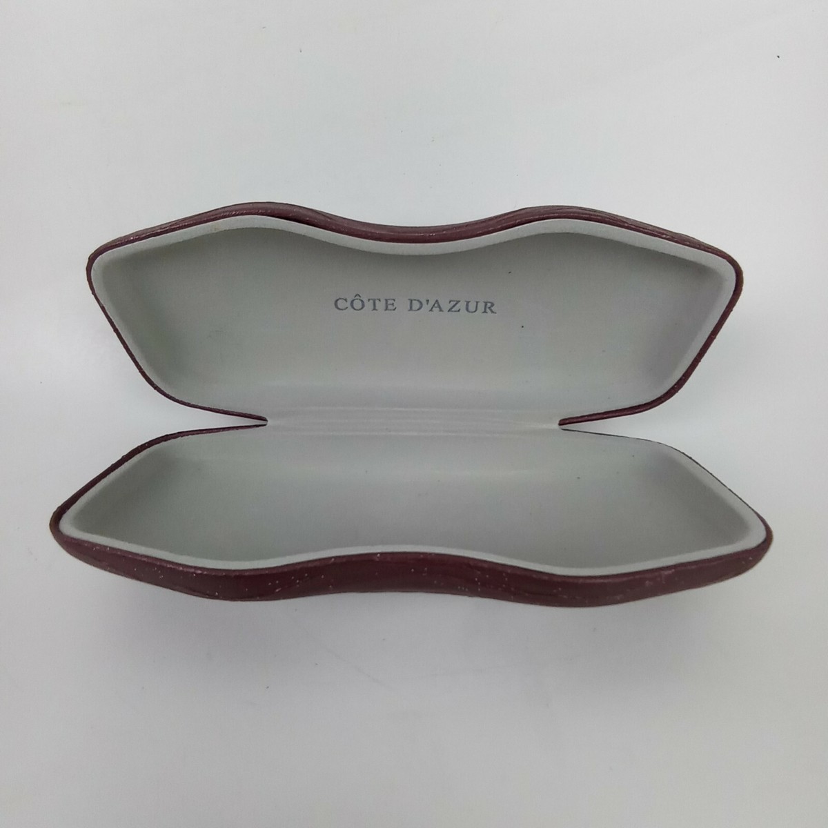 Côte D\'Azur Eyewear Case with Burgundy Trim COTE D main image 3