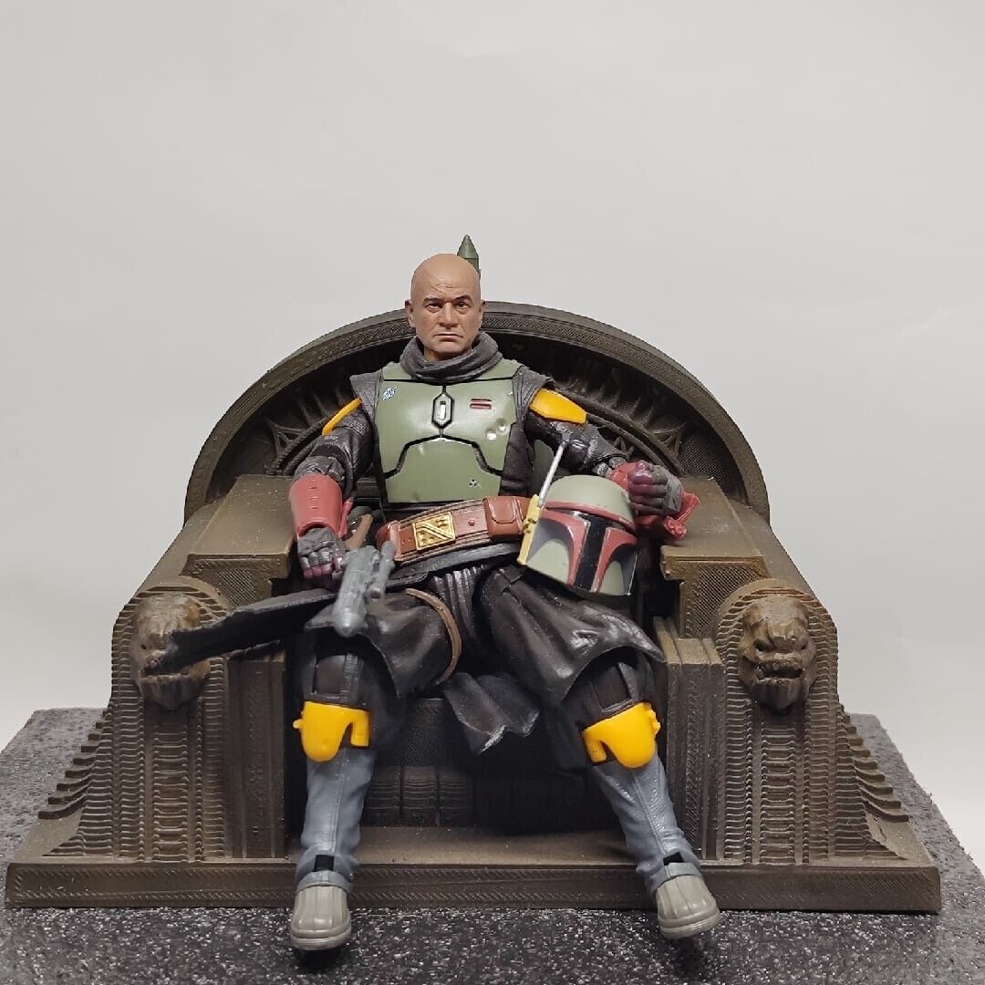 Custom Throne for Boba fett 1/12 scale 6" STAR WARS Black Series Mandalorian