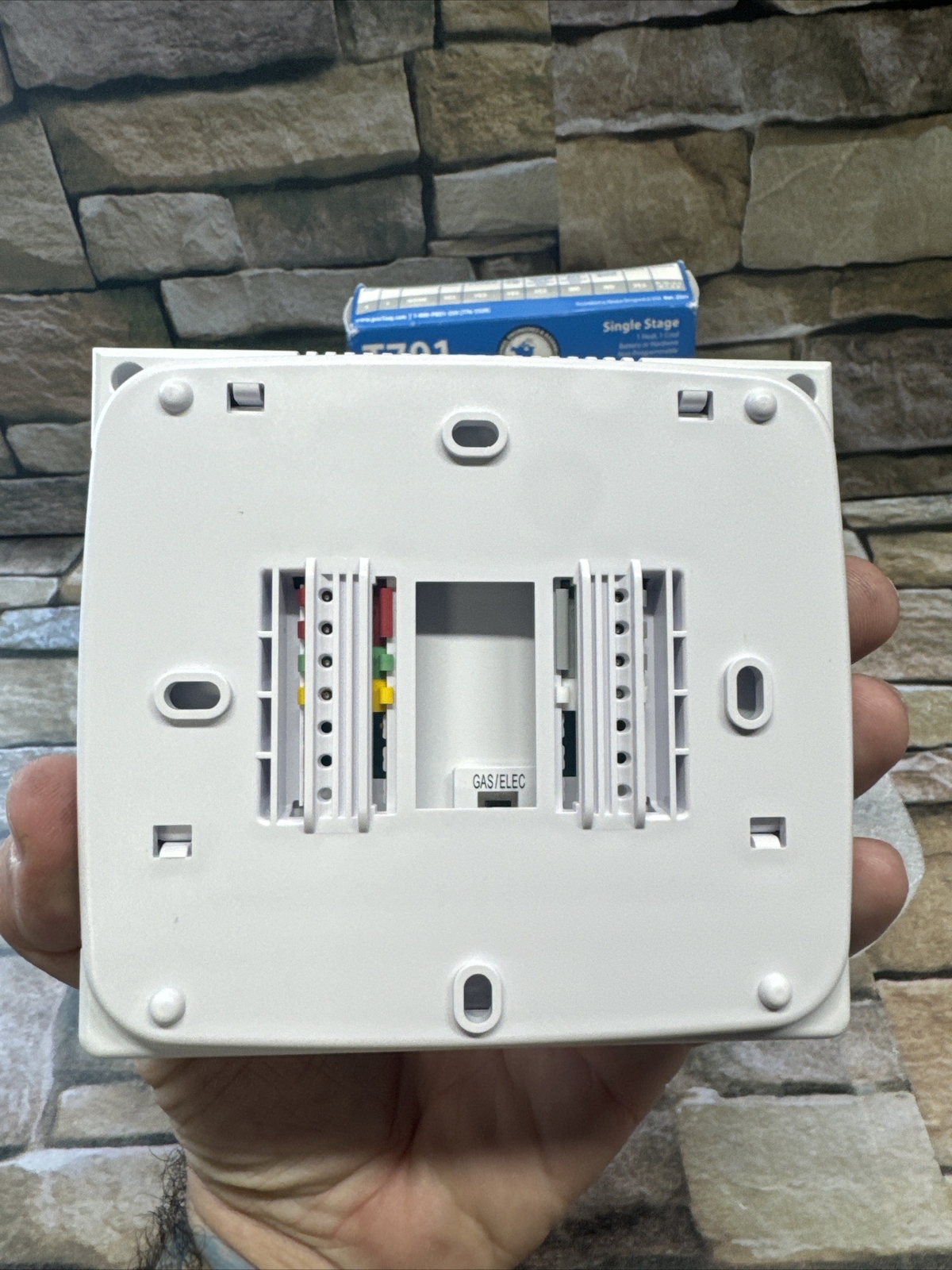 Pro1 T721 Dual Stage Non Programmable Thermostat White for sale